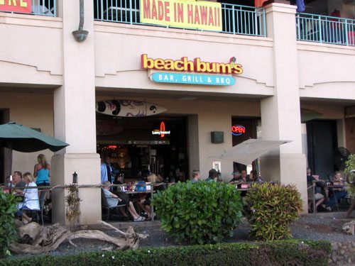 Beach Bums Maui Restaurant