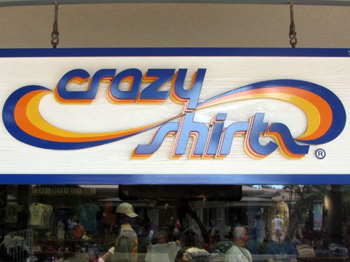 crazy shirts outlet ward center